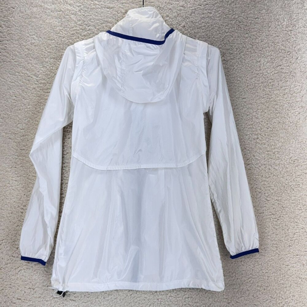 Nike Golf Convertible Hooded Jacket Vest White S Zip Up Long Sleeve Lightweight - Picture 2 of 11
